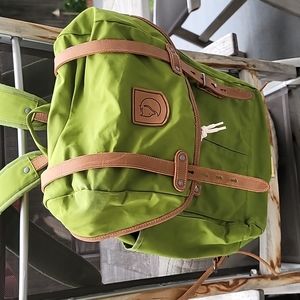 Rare Kelly Green Fjallrraven Backpack